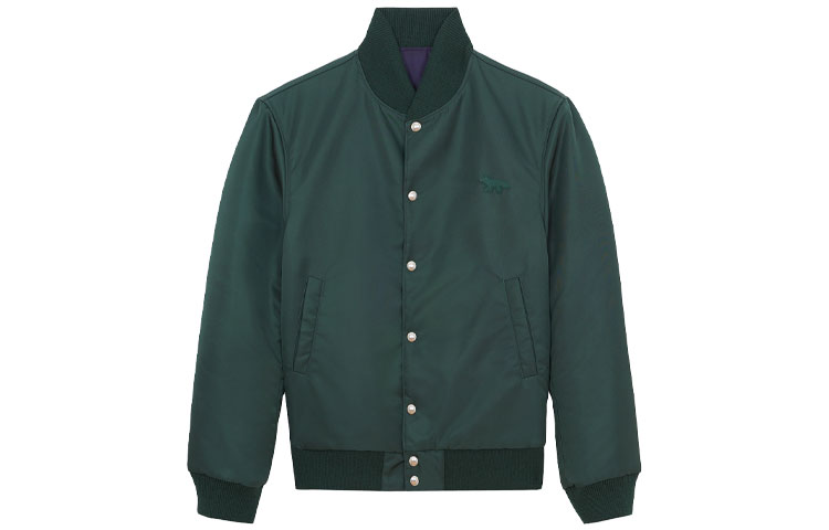 Maison Kitsune Slim Fit Logo Crewneck Sweatshirt Blue Long Sleeve LM00303KM0001P-494