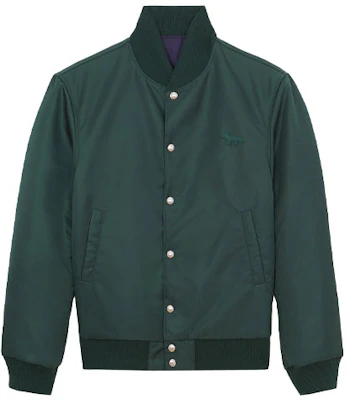 Maison Kitsune 男士可翻转纯色飞行夹克 HU02250WQ0036-P390 Buy Maison Kitsune 男士可翻转纯色飞行夹克 HU02250WQ0036-P390