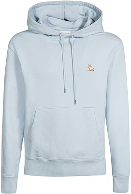 Maison Kitsune 純色刺繡動物連帽衫 男士 藍色 LM00706KM0001-P422 Buy Maison Kitsune 純色刺繡動物連帽衫 男士 藍色 LM00706KM0001-P422