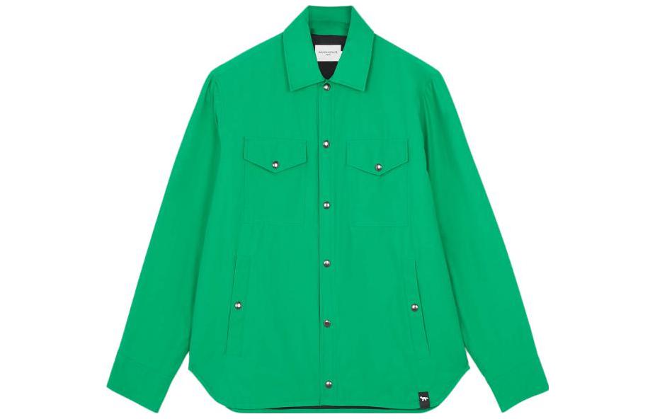 Maison Kitsune Solid Color Zip Hoodie Jacket Slim Fit Long Sleeve IM02200WC0012-P323