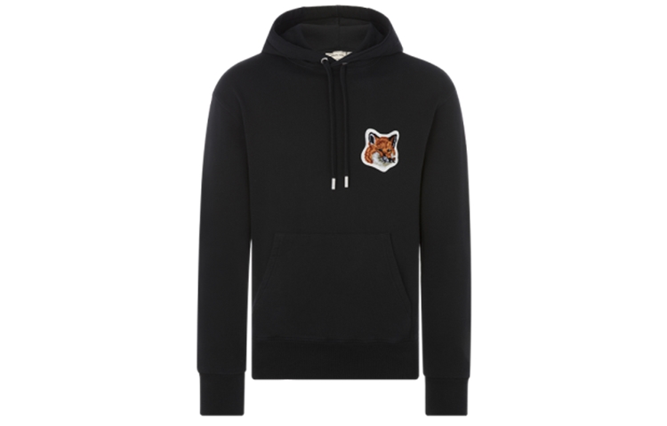 Maison Kitsune Solid Fox Patch Crewneck Oversized Sweatshirt Green Men LM00109KJ0118-P384