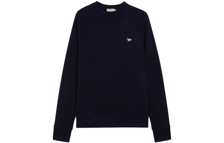Maison Kitsune SS21 Logo Crewneck Long Sleeve Sweatshirt Grey FM00322KM0001-GRM