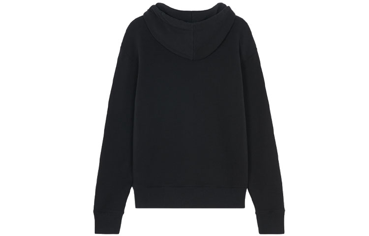 Lookbook Maison Kitsune SS22 Black Hoodie with Fox Logo Embroidery Unisex IU00355KM0001-P199