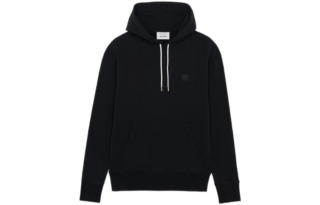 Maison Kitsune SS22 Black Sweatshirt with Fox Print Unisex Crewneck Pullover GU00342KM0002-2022SS-M