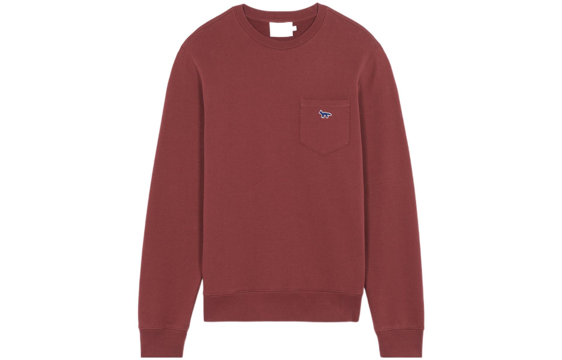 Maison Kitsune SS22 Cartoon Fox Embroidery Drawstring Zip Hoodie Unisex Grey IU00353KM0001-H150