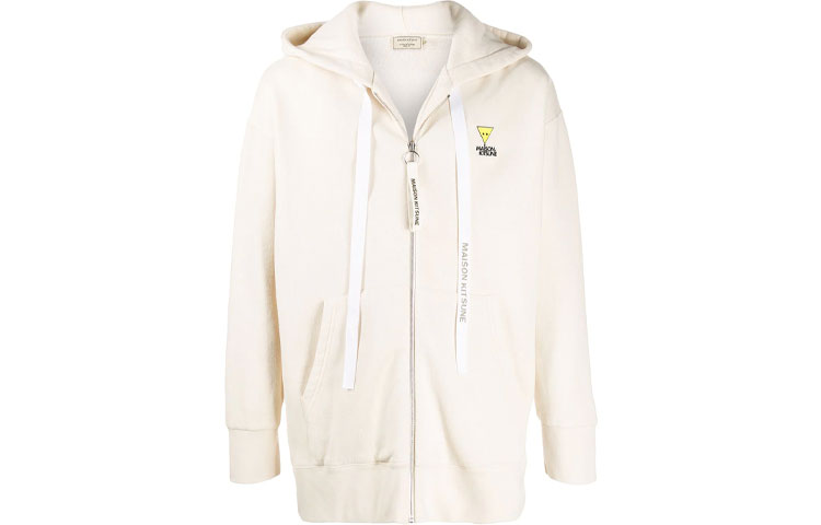 Maison Kitsune SS22 Colorblock Hoodie Unisex Multicolor SPCKU00304-M000