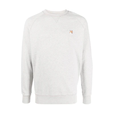 Maison Kitsune SS22 Green Animal Print Cotton Sweatshirt for Men IM00310KM0001P396