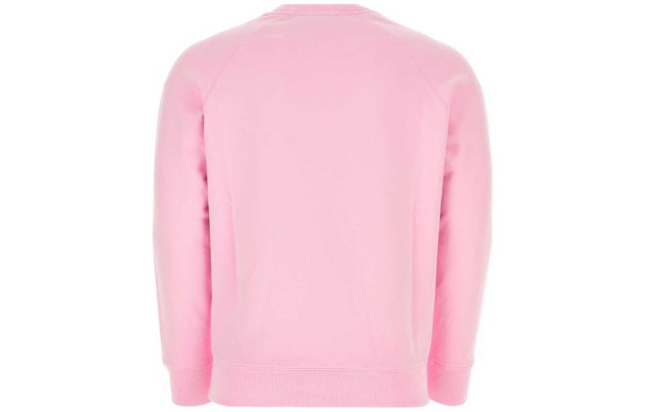 Lookbook Sudadera Rosa de Hombre Maison Kitsune SS22 Label Crewneck Manga Larga. GM00333KM0002-P626