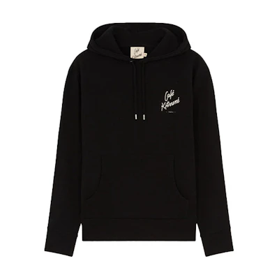 Maison Kitsune SS22 Logo Print Navy Pullover Sweatshirt Mens IM00339KM0001