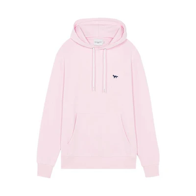 Maison Kitsune SS22 Pink Logo Print Pullover Hoodie Men’s Long Sleeve IU00330KM0020-P601