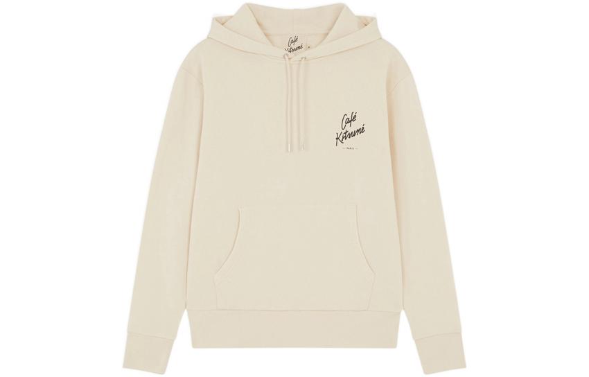 Maison Kitsune SS22 Unisex Black Solid Patch Long Sleeve Sweatshirt GU00342KM0002E22