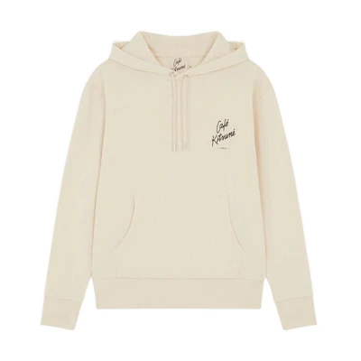Maison Kitsune SS22 Unisex Black Solid Patch Long Sleeve Sweatshirt GU00342KM0002E22