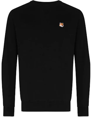 Maison Kitsune SS22 Stitched Pullover Sweatshirt Black AM00303KM0001-P199 Buy Maison Kitsune SS22 Stitched Pullover Sweatshirt Black AM00303KM0001-P199