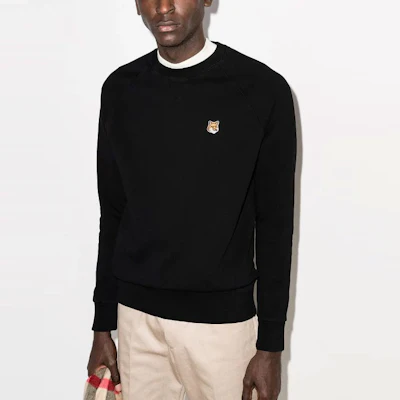 Maison Kitsune SS22 Stitched Pullover Sweatshirt Black AM00303KM0001-P199 Lookbook Maison Kitsune SS22 Stitched Pullover Sweatshirt Black AM00303KM0001-P199
