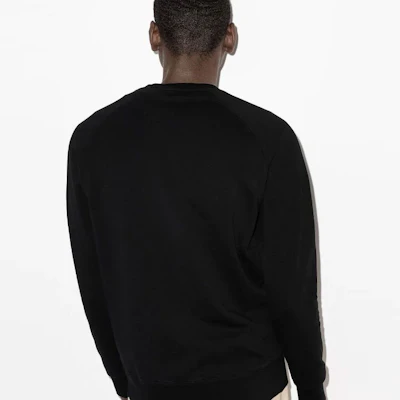 Maison Kitsune SS22 Stitched Pullover Sweatshirt Black AM00303KM0001-P199 Shop Maison Kitsune SS22 Stitched Pullover Sweatshirt Black AM00303KM0001-P199