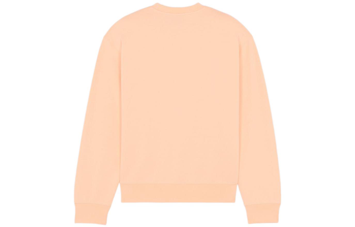 Lookbook Maison Kitsune SS22 Unisex Orange Logo Appliqué Pullover Sweatshirt IU00349KM0021P612