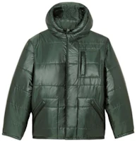 Order 메종 키츠네 SS22 유니섹스 솔리드 컬러 그린 코튼 후디 재킷 HU02279WQ0037-P390