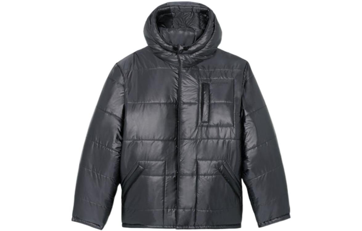 Maison Kitsune SS22 Unisex Solid Color Hoodie Jacket Coal Grey HU02279WQ0037