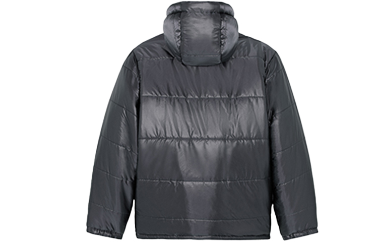 Lookbook Maison Kitsune SS22 Unisex Hoodie Jaket Warna Solid Kelabu Arang HU02279WQ0037