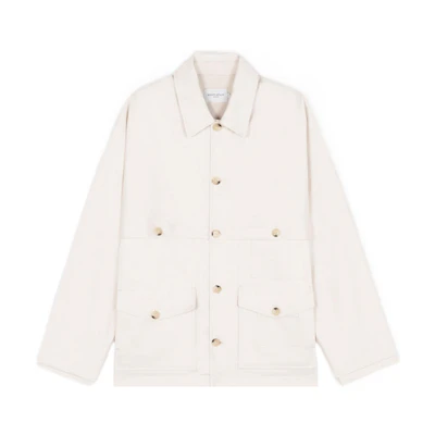Maison Kitsune SS22 White Crewneck Sweatshirt with Fox Embroidery Unisex GU00342KM0002-EC