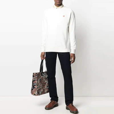 Maison Kitsune SS22 白色圓領長袖休閒運動衫 AM00303KM0001-P700 Lookbook Maison Kitsune SS22 白色圓領長袖休閒運動衫 AM00303KM0001-P700