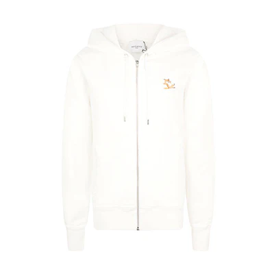 Maison Kitsune SS22 White Graphic Crewneck Pullover Sweatshirt Casual Style FM00352KM0001-P700