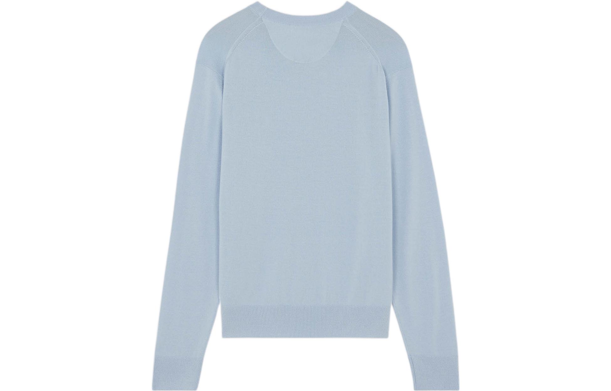 Lookbook Maison Kitsune SS23 蓝色印花圆领卫衣 JM00571KT1036-P411