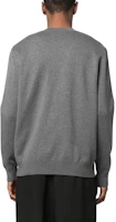 Shop 메종 키츠네 SS23 크루넥 스웨터 그레이 폭스 자수 디자인 KM00505KT1078-H170