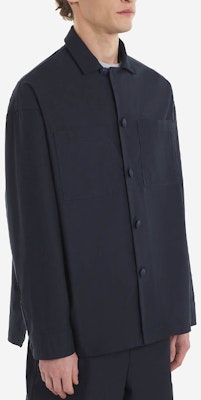 Maison Kitsune SS23 海军蓝单排扣贴袋夹克. KM00410WW0075-P498 Details for Maison Kitsune SS23 海军蓝单排扣贴袋夹克. KM00410WW0075-P498