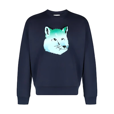 Maison Kitsune SS23 Black Hoodie with Graphic Print for Men JM00362KM0019-P199