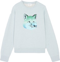 Maison Kitsune SS23 Animal Print Sweatshirt Light Blue - . KM00305KM0001-H429 Maison Kitsune SS23 Animal Print Sweatshirt Light Blue - . KM00305KM0001-H429