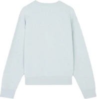Lookbook 메종 키츠네 SS23 애니멀 프린트 스웨트셔츠 라이트 블루. KM00305KM0001-H429