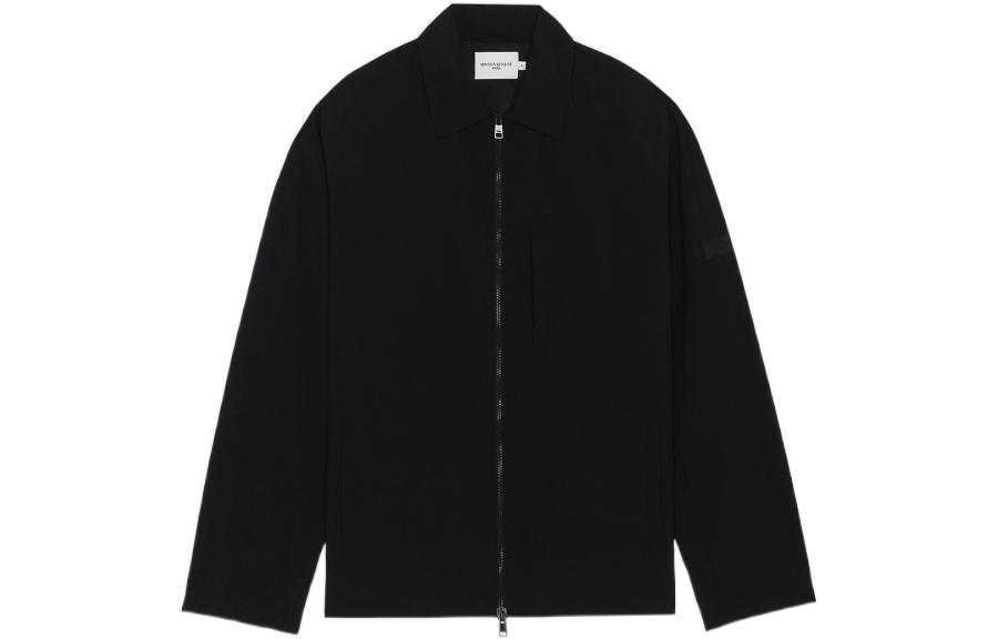 Maison Kitsune SS23 Blue Casual Long-Sleeve Collared Jacket JM02142WQ0010-P468