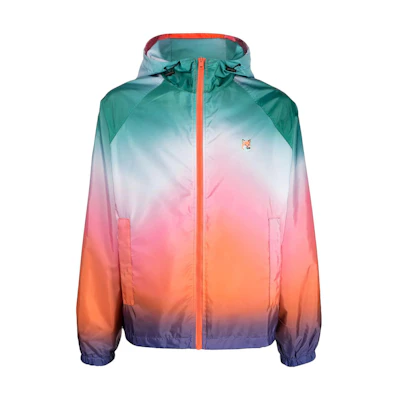 Maison Kitsune SS23 Floral Full-Print Zip Hoodie Jacket Multi-Color Men’s KM02234WQ4012-M100
