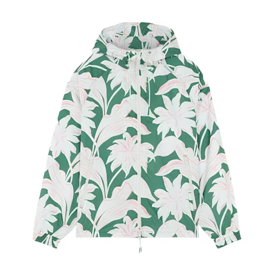 Maison Kitsune SS23 Fox Head Colorblock Zip-Up Hoodie Jacket Unisex KW00531KT1083-M111