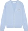 Buy Maison Kitsune SS23 狐狸刺绣男士针织毛衣 浅蓝色 KM00504KT1036-P408