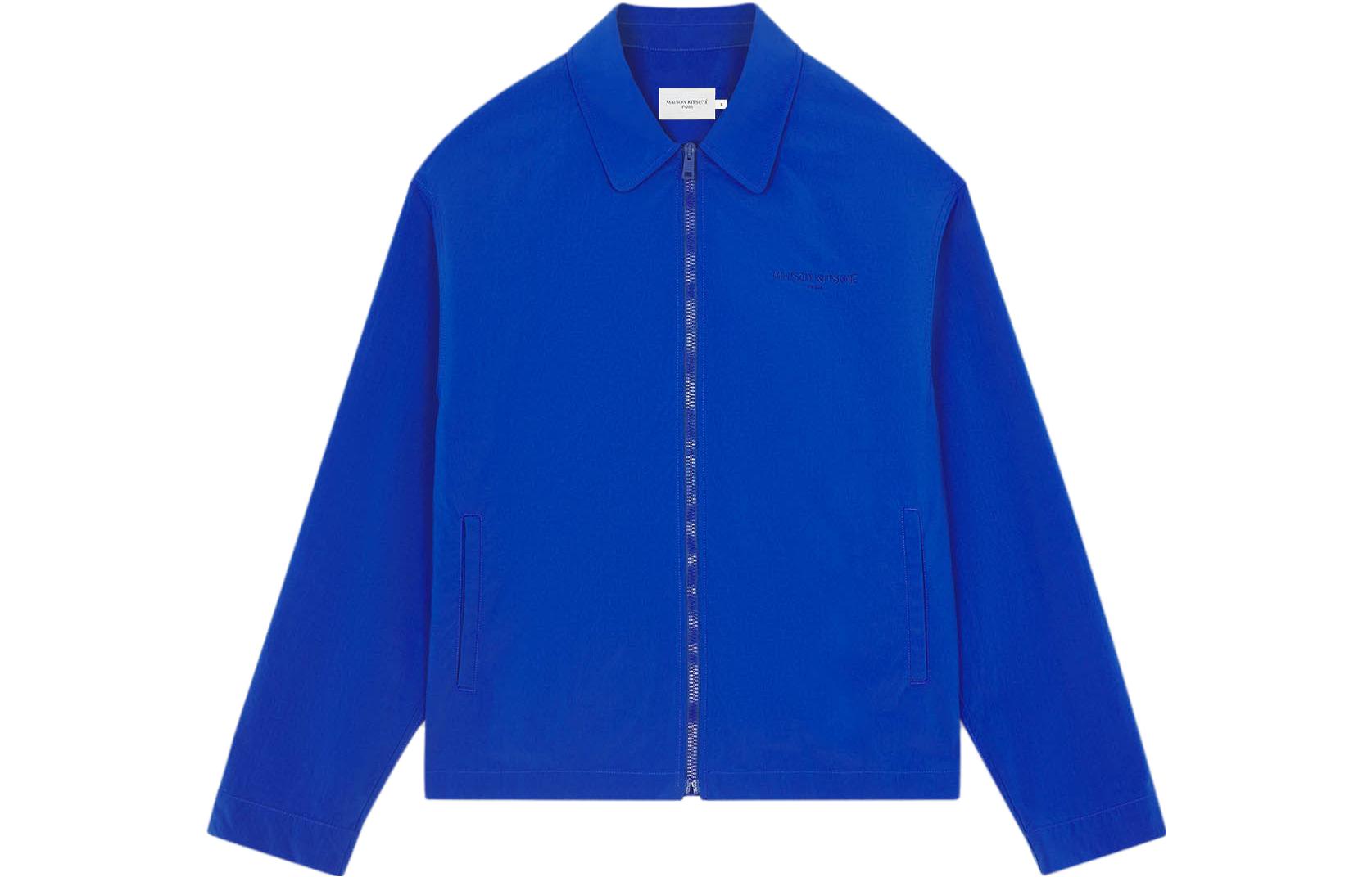 Maison Kitsune SS23 Light Blue Solid Color Crewneck Sweatshirt KM00503KT1036-P408