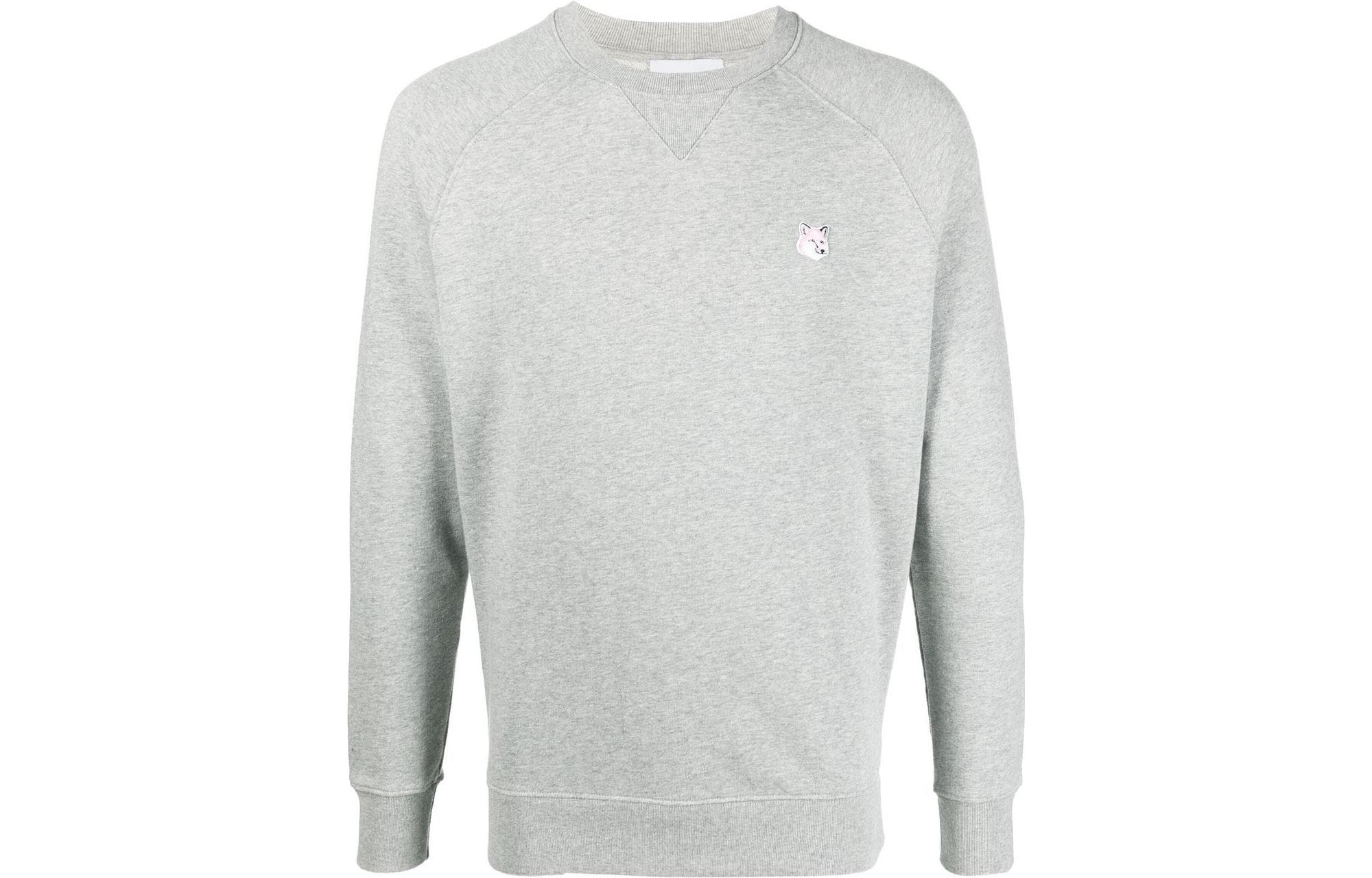 Maison Kitsune SS23 Logo Print Crewneck Sweatshirt Men’s Bright Green KM00326KM0027-P376