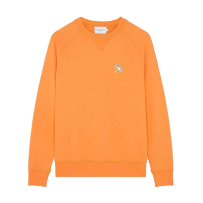 Maison Kitsune SS23 Loose Fit Crewneck Sweatshirt Black KM00310KM0020-P199