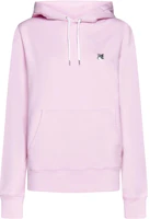 Maison Kitsune SS23 Pink Fox Logo Embroidered Unisex Hoodie GU00335KM0002-P626 Maison Kitsune SS23 Pink Fox Logo Embroidered Unisex Hoodie GU00335KM0002-P626