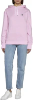 Lookbook 메종 키츠네 SS23 핑크 폭스 로고 자수 유니섹스 후디 GU00335KM0002-P626