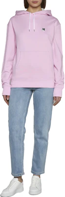 Maison Kitsune SS23 Pink Fox Logo Embroidered Unisex Hoodie GU00335KM0002-P626 Lookbook Maison Kitsune SS23 Pink Fox Logo Embroidered Unisex Hoodie GU00335KM0002-P626