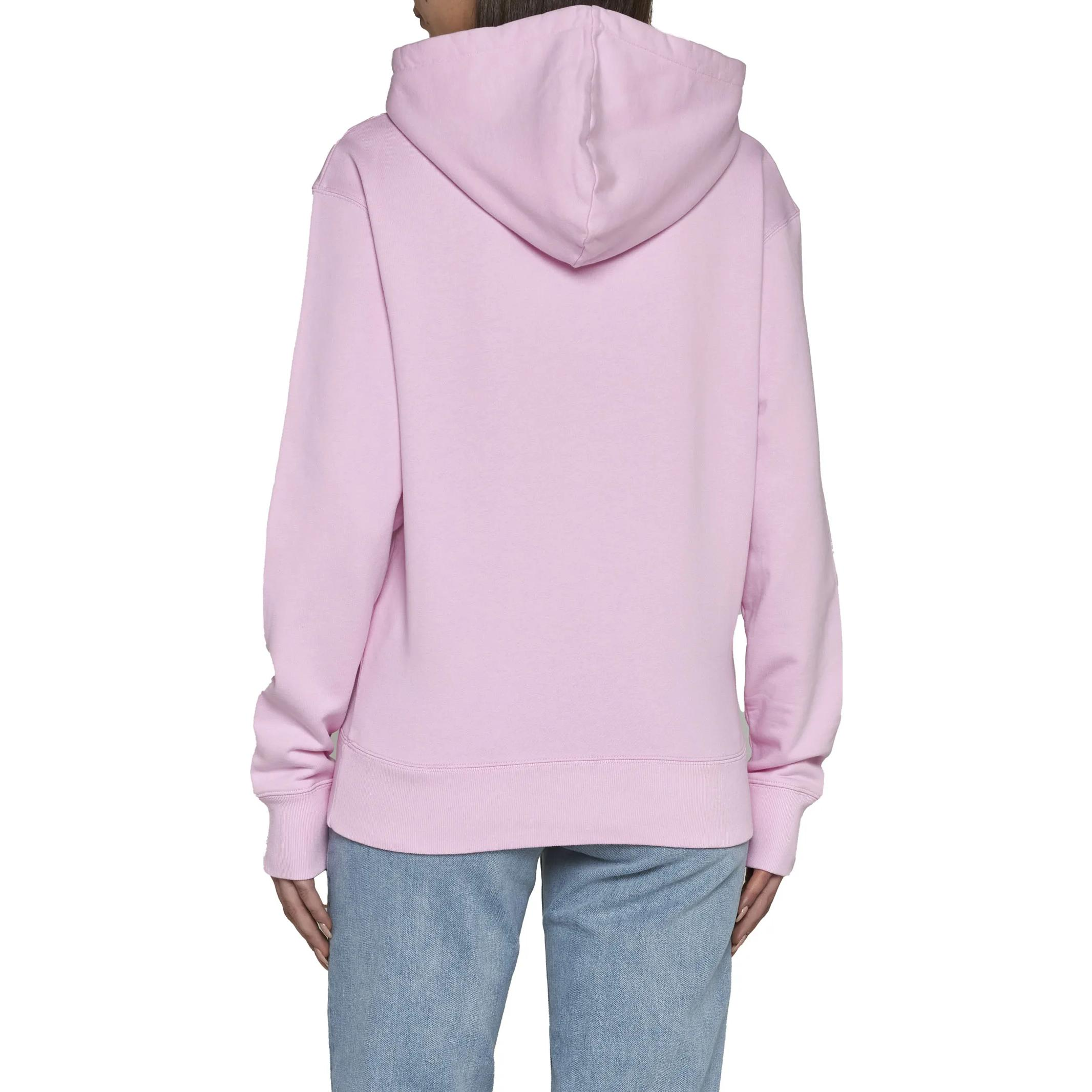 Purchase Maison Kitsune SS23 Pink Fox Logo Embroidered Unisex Hoodie GU00335KM0002-P626