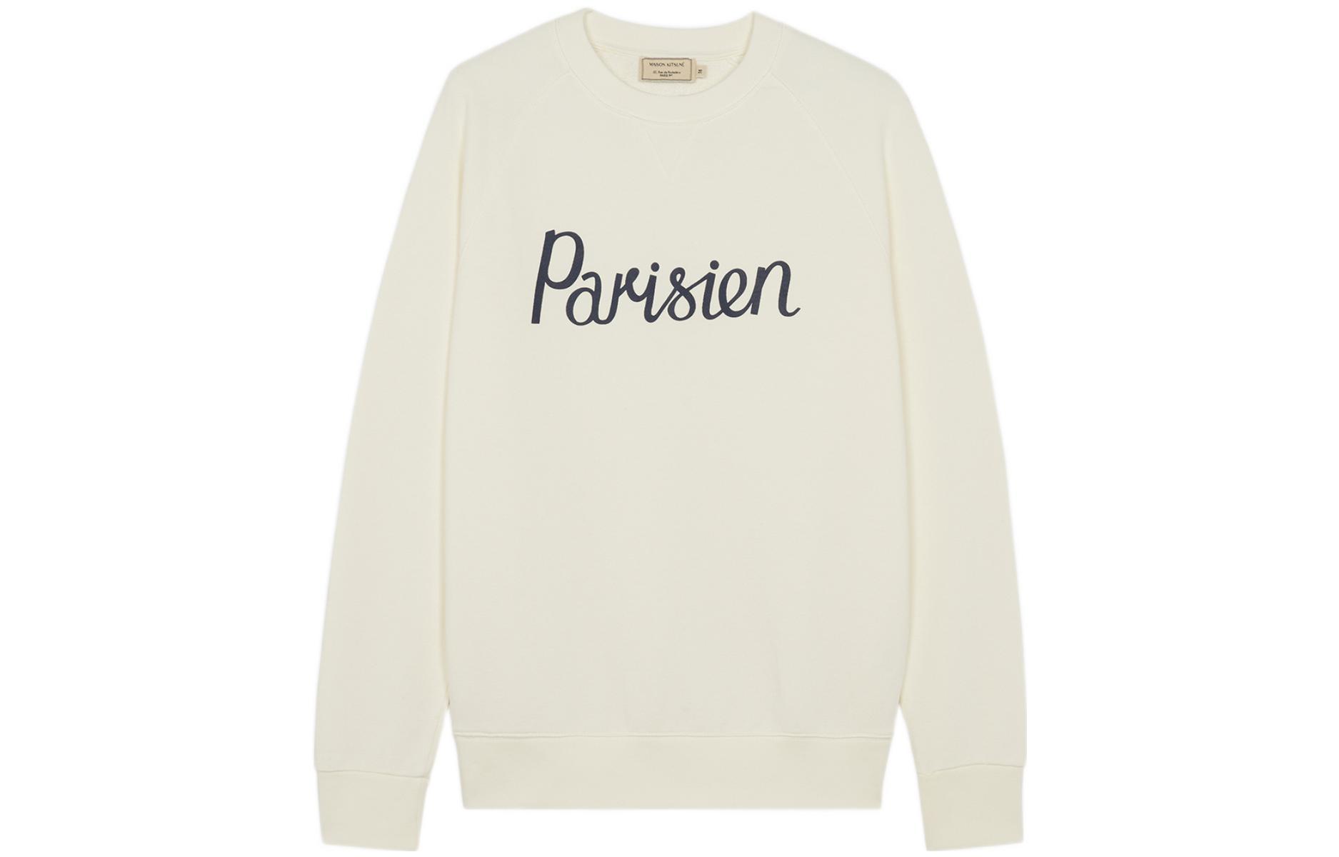 Maison Kitsune SS23 Small Fox Logo Blue Long Sleeve Sweatshirt KM00304KM0001-P485