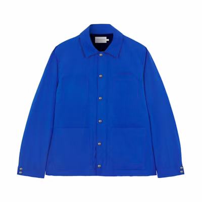 Maison Kitsune SS23 Solid Color Button-Up Jacket Men’s Black JM02137WW5019-P198
