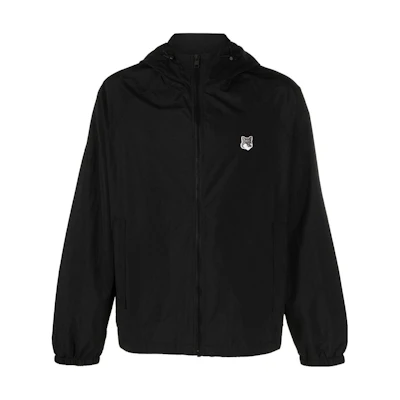 Maison Kitsune SS23 Solid Pocket Single-Breasted Jacket - Black IM02147WW5017-P198