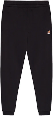 Maison Kitsune SS24 Black Elastic Waist Jogger Pants LM01114KM0001-P199 Buy Maison Kitsune SS24 Black Elastic Waist Jogger Pants LM01114KM0001-P199