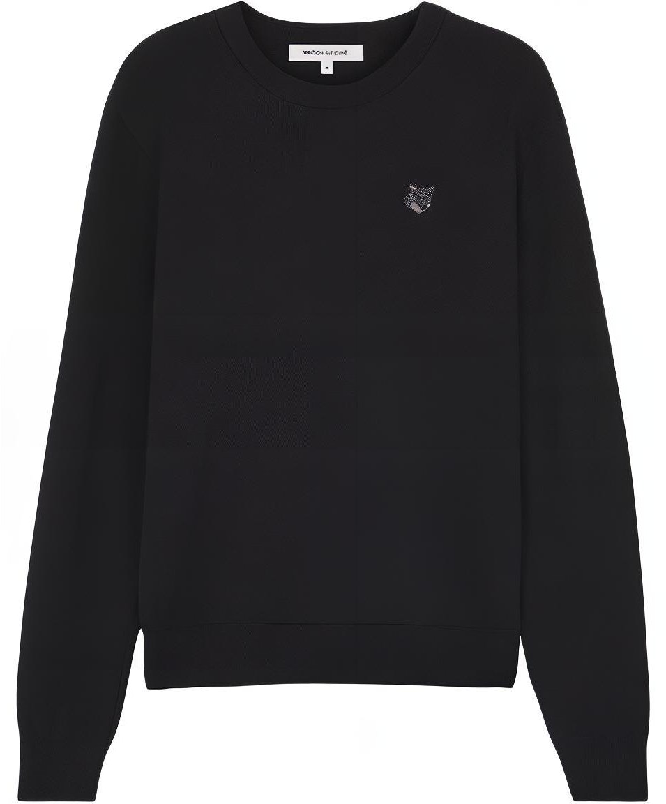 maison-kitsune-ss-24-black-embroidered-crewneck-sweater-mm-00815-kt-1036-p199