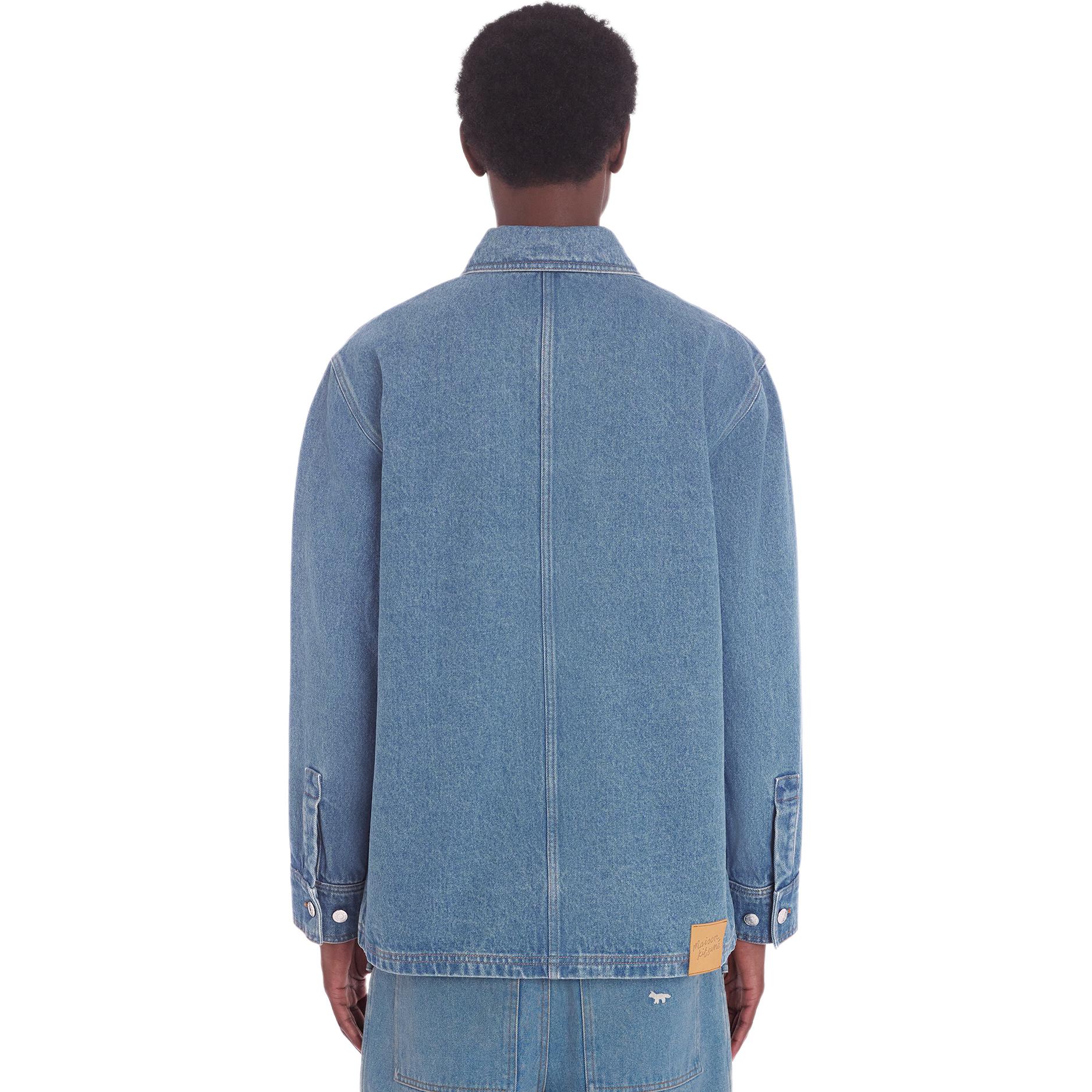 Details for 美松狐SS24靛蓝纯色丹宁工装夹克 MM00415WW5023-P413