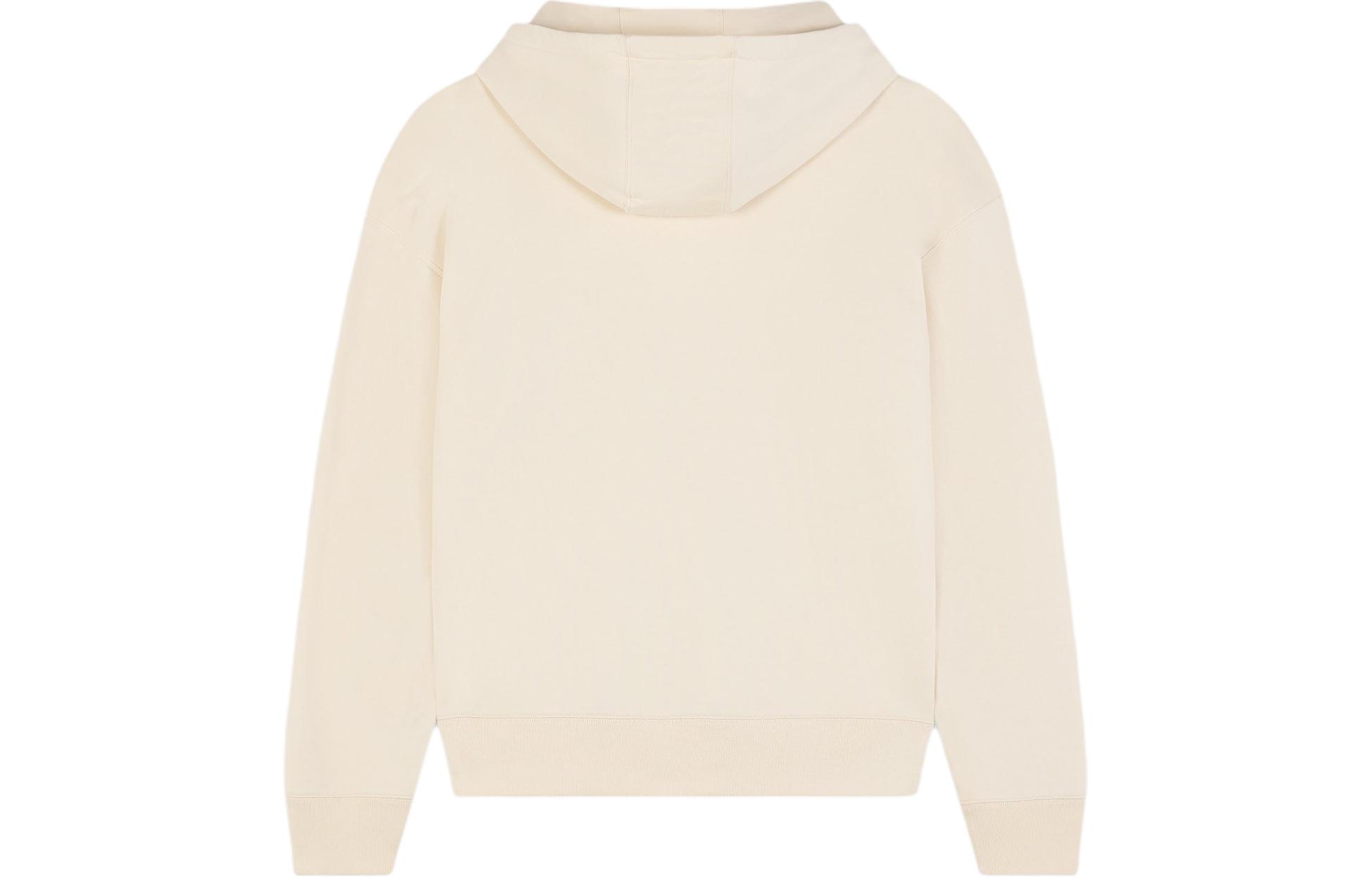 Lookbook Maison Kitsune SS24 Hoodie Longgar Patch Putih Kertas LM00705KM0001-P205